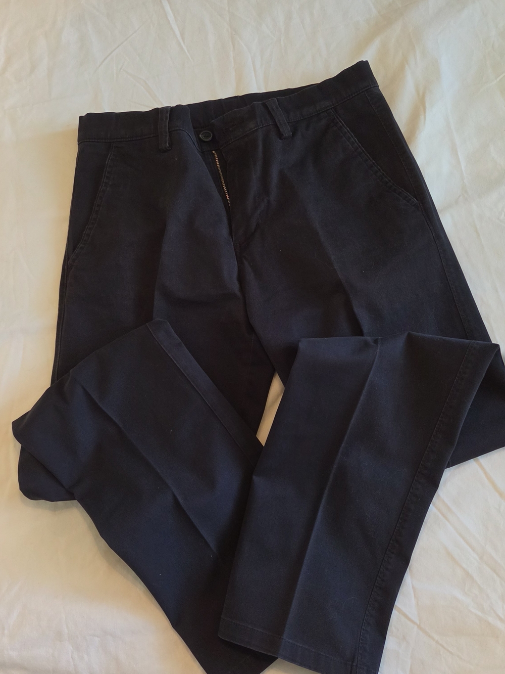 Haggar H26 Men's Black Khaki pamts 30x32